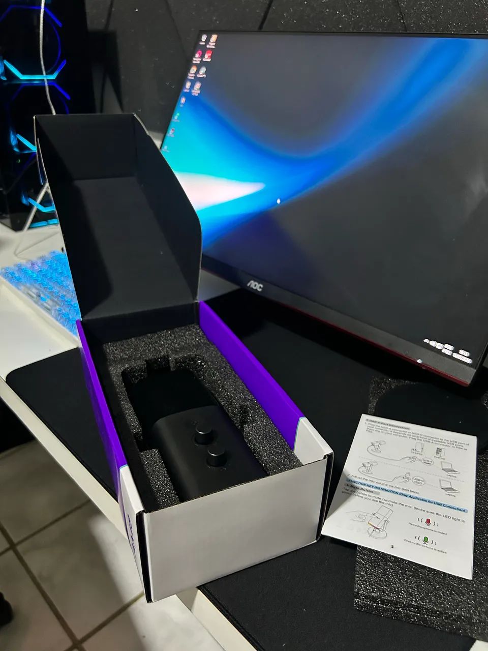 MICROFONE FIFINE AM8 - NOVO  - Foto 3