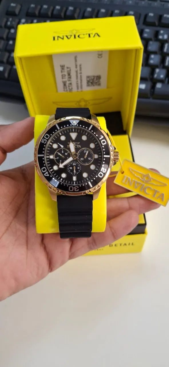  Invicta Pro-driver Original! / Quartzo vh63 - Foto 3
