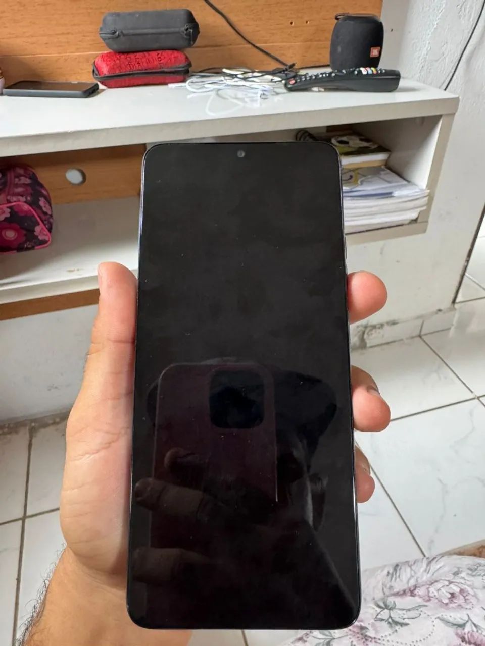 Celular novo Moto g06 carregador e documento