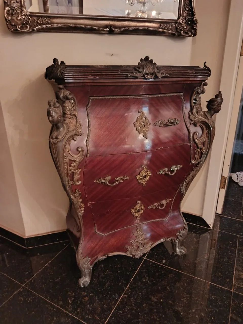 Comoda Bombe Luis XV - Foto 3