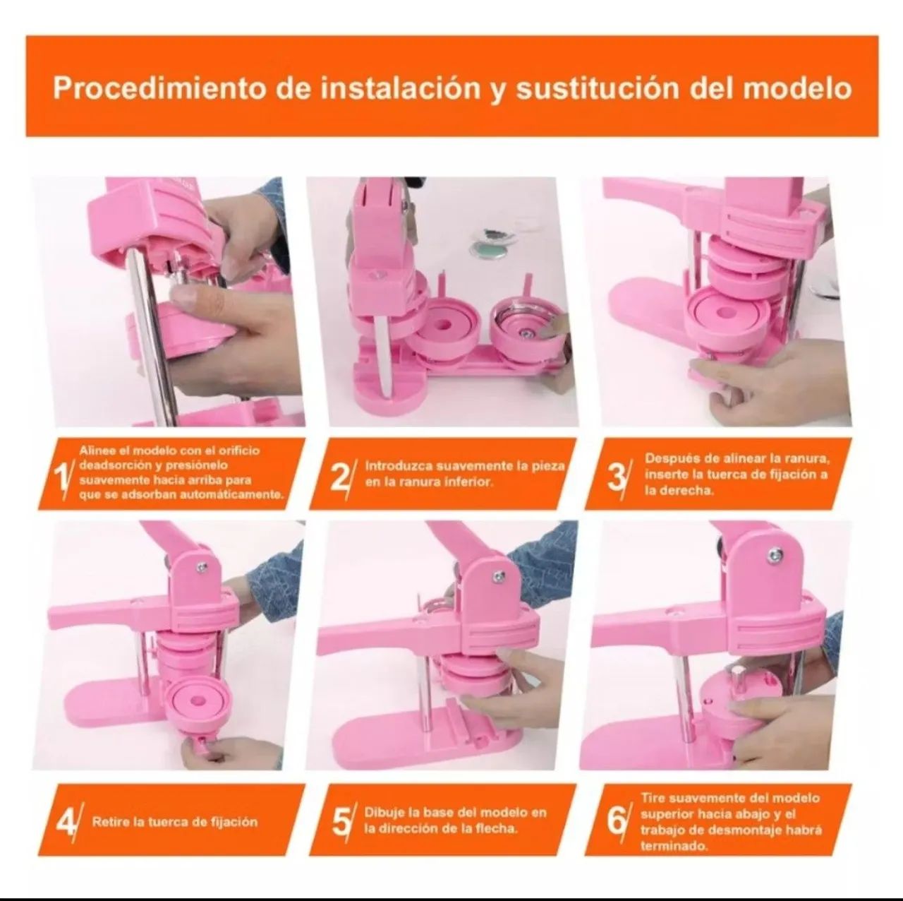Máquina de bottons Mecolour  - Foto 4