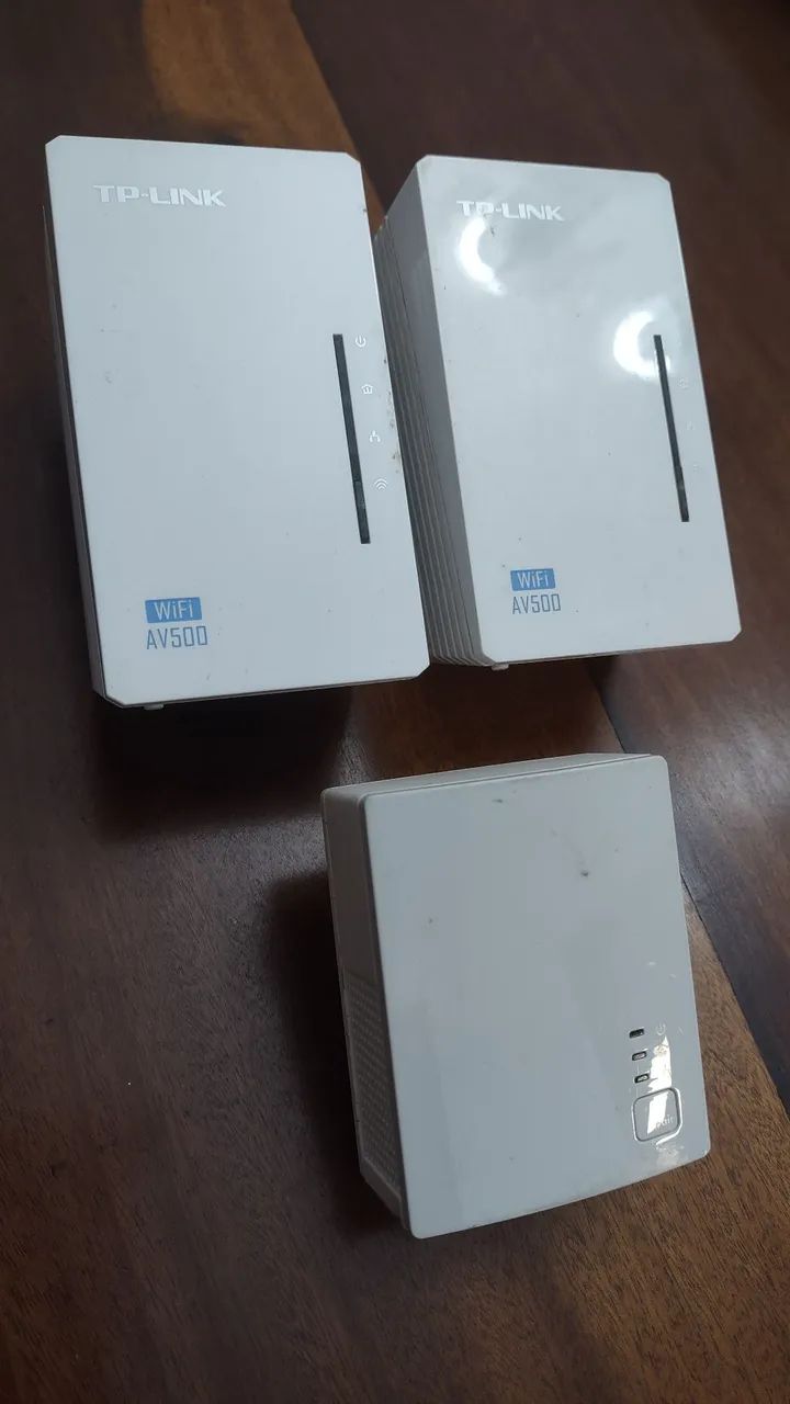 Extensor Wi-fi TP-Link PA4010 AV500 Kit com 3 aparelhos - Foto 2