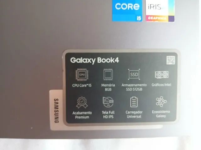NOTEBOOK GALAXY BOOK 4 I5 SSD 512GB - Foto 2