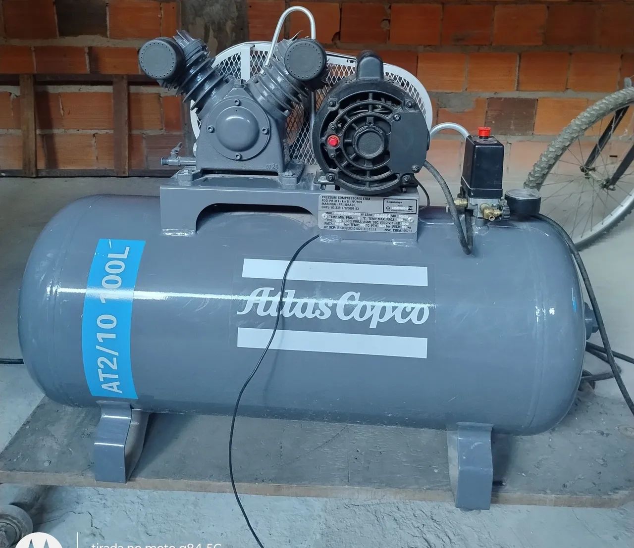Compressor 100 litros novo - Foto 3