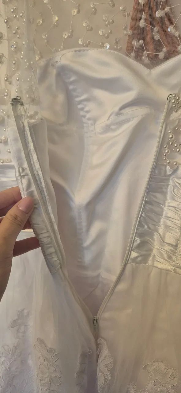 Vestido Branco Bordado - Foto 3