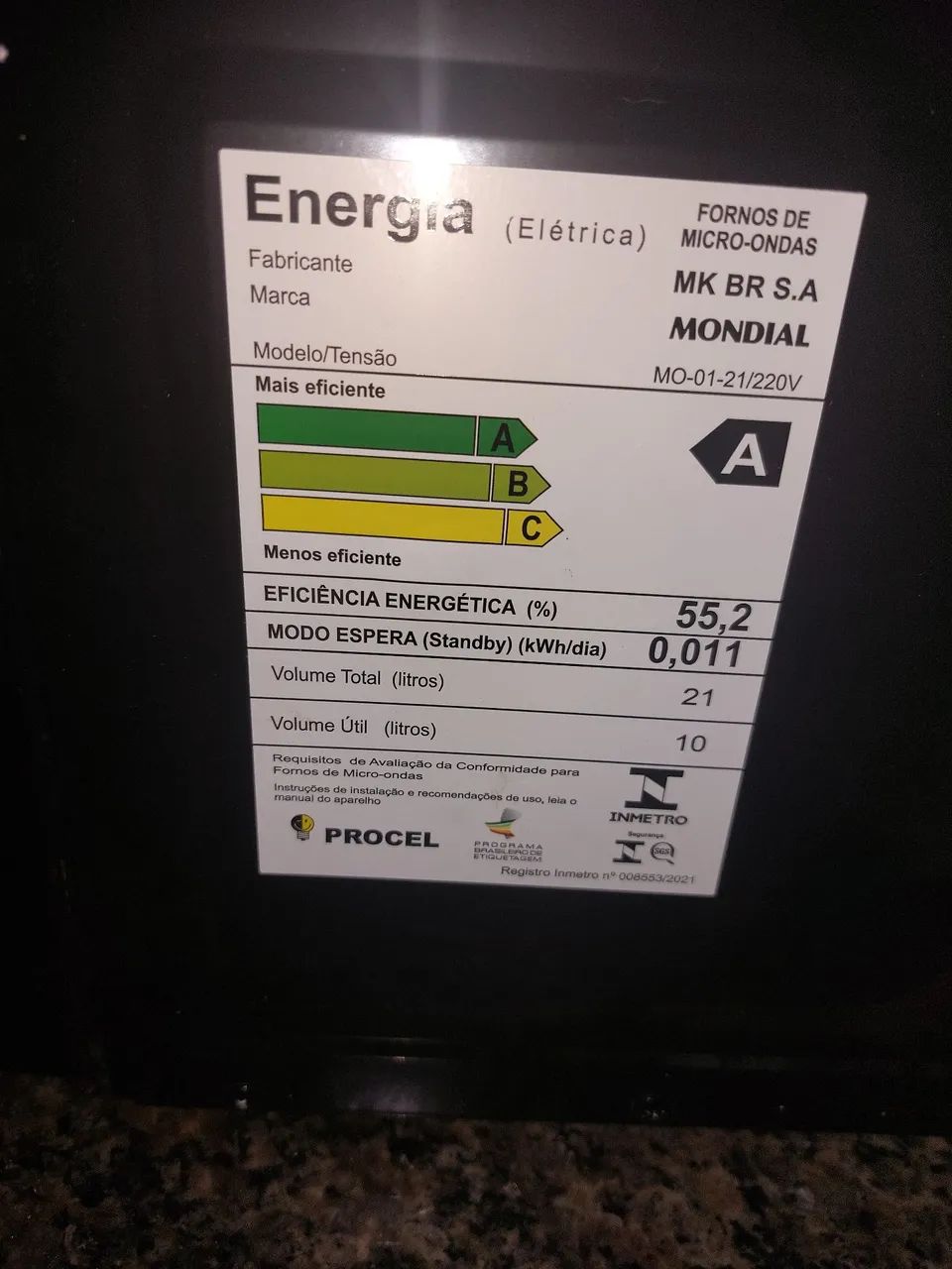 Micro-ondas mondial 21L - Foto 4