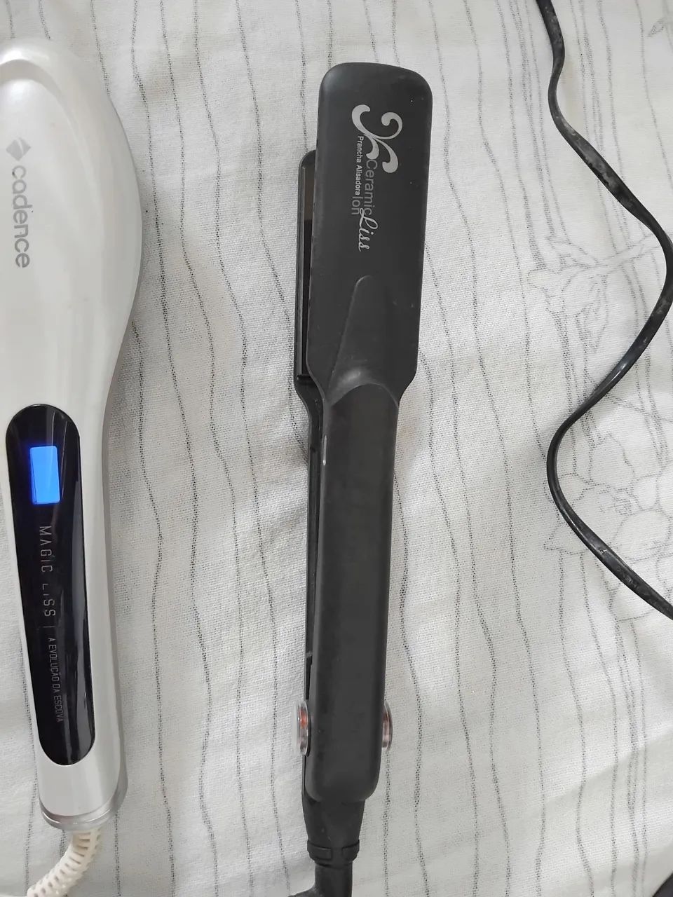 Prancha e escova