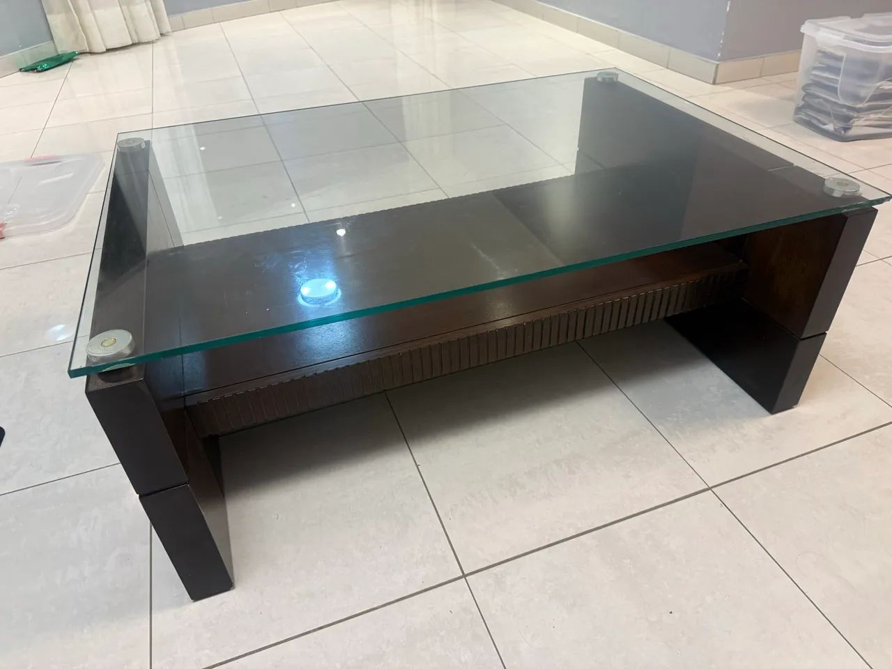 CONJUNTO centro de mesa e mesa lateral  - Foto 3