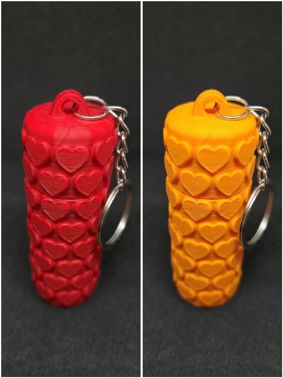 Chaveiros sortidos 3 peças sortidas impressão 3D 