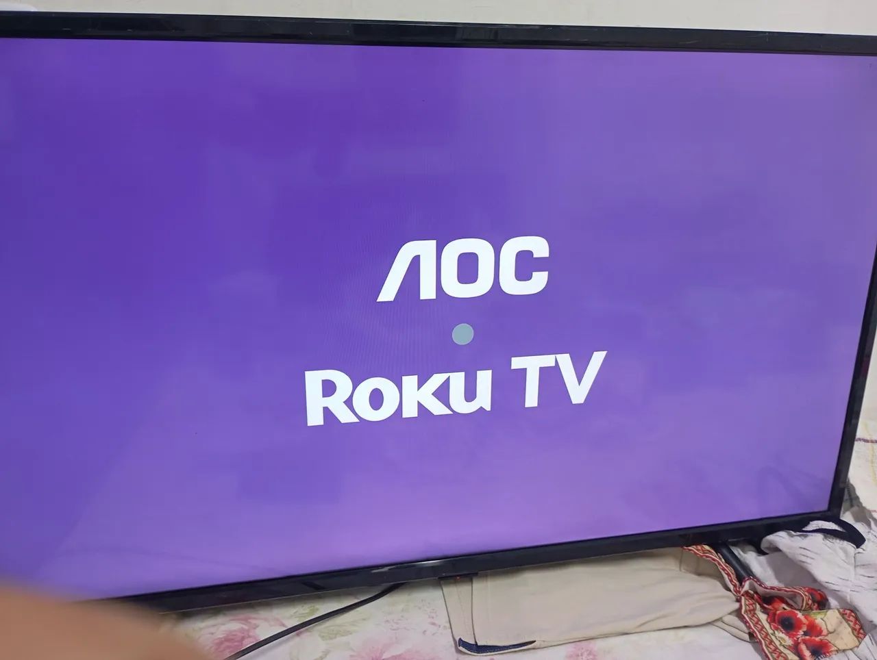 Tv AOC roku 39 polegadas smart completa 
