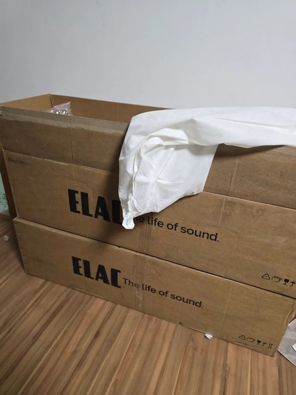 Caixas ELAC Vela FS 407 VFS407 não B&W, Dynaudio, Focal, McIntosh