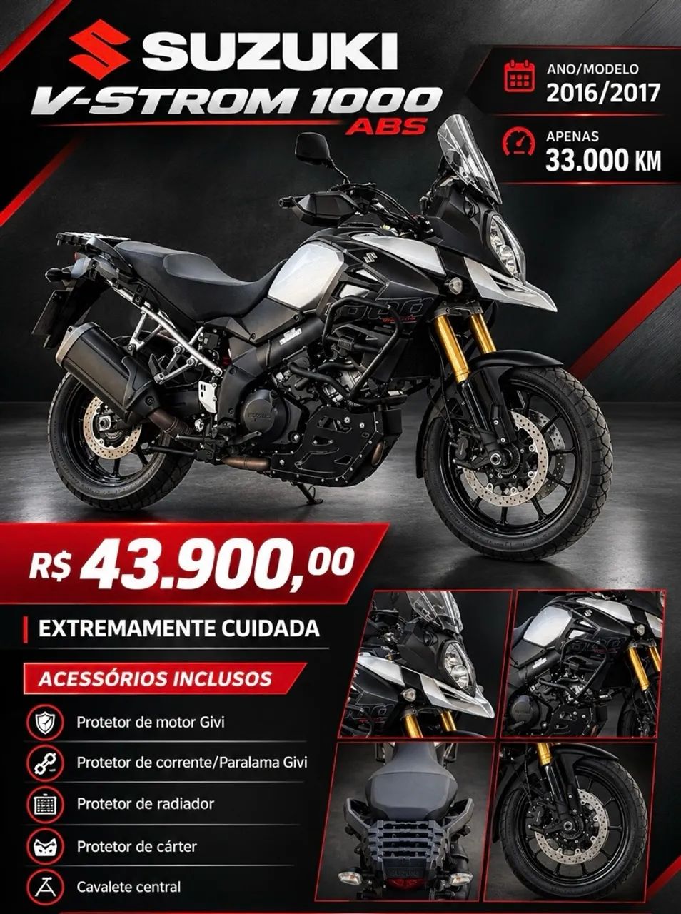 Suzuki DL 1000 V-strom 2017 - Foto 4