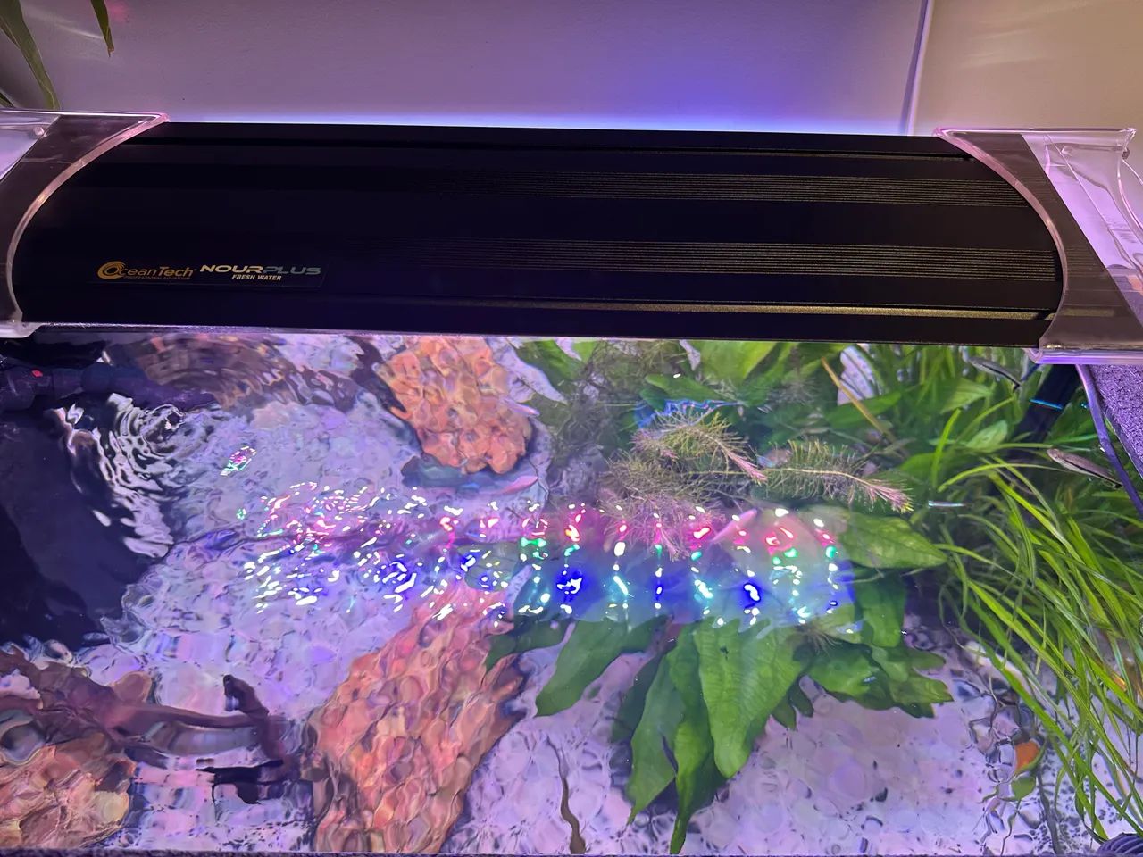 Luminária Ocean Tech Nour Plus Fresh 50cm 42W Aquário Plantado - Foto 2