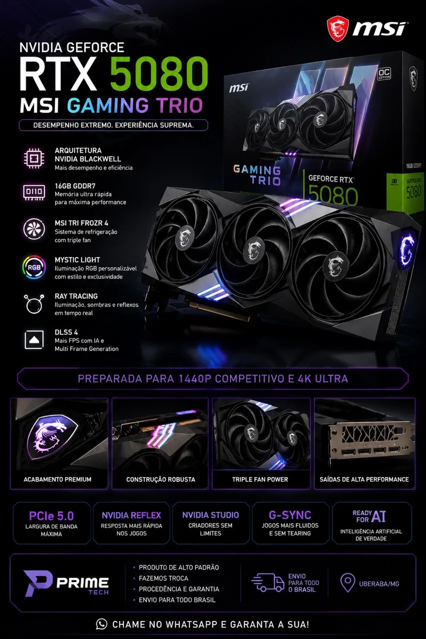 RTX 5080 Gaming Trio
