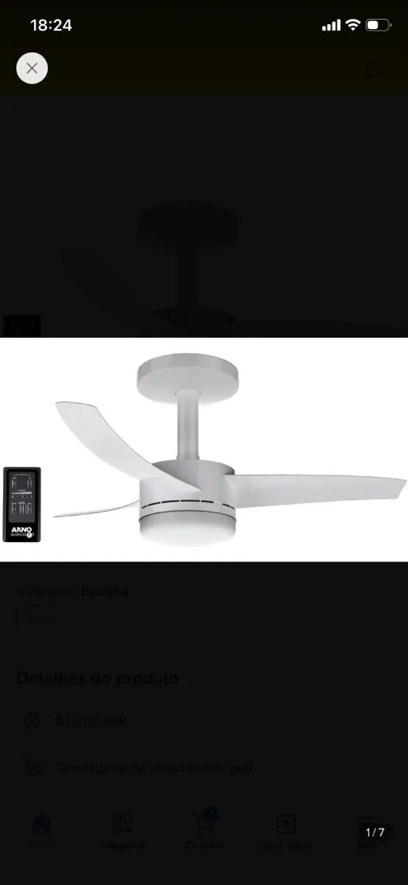 Ventilador de teto ARNO  - Foto 2