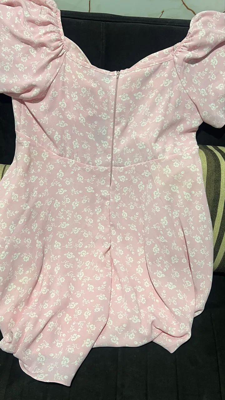 Vestido rosa bb tamanho GG