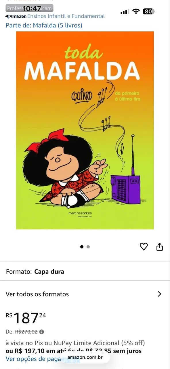 TODA MAFALDA LIVRO - Foto 2