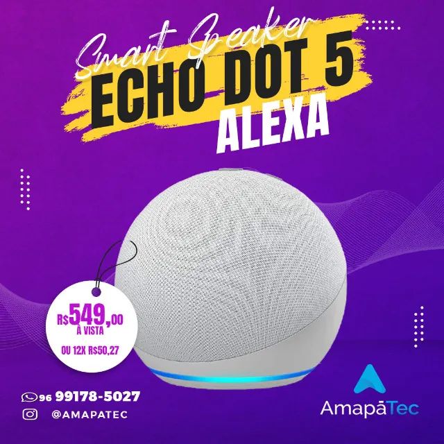 Alexa Echo Dot 5 Branca