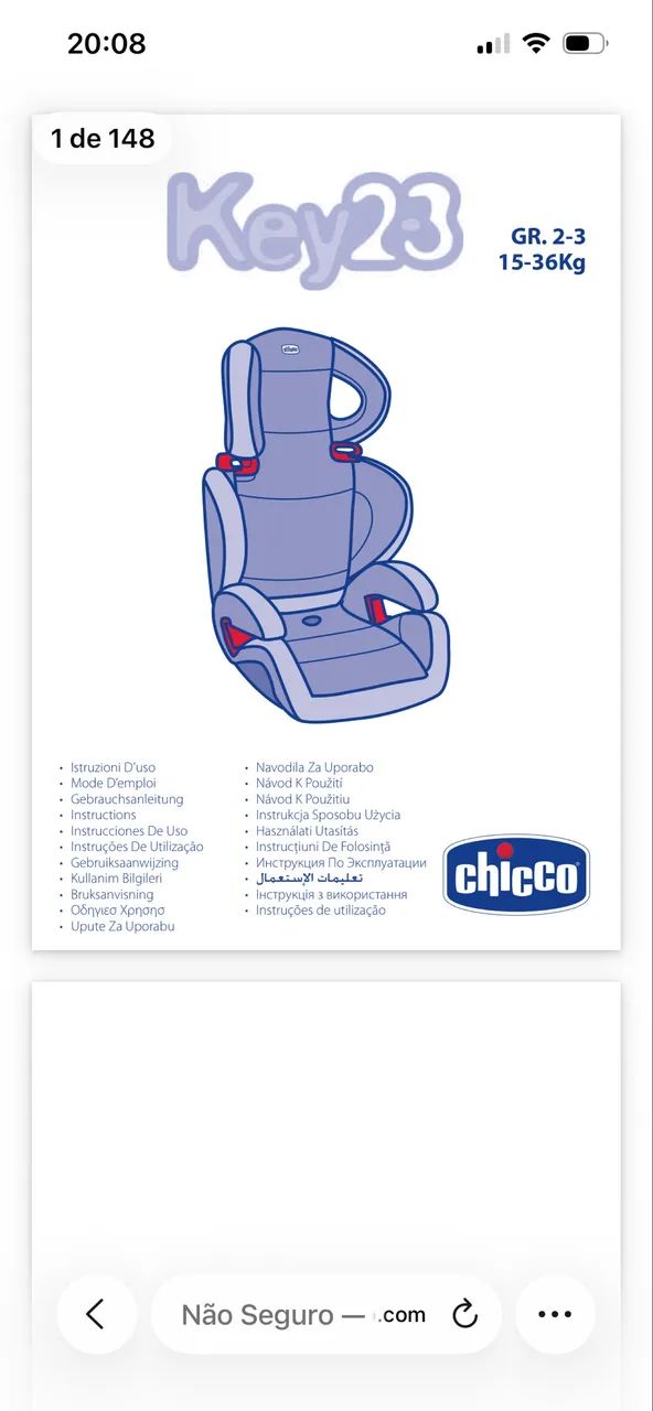 Cadeira Chicco Key 2 3 - Foto 3