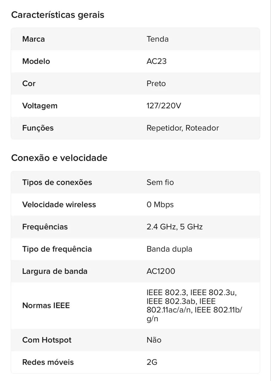 Roteador Tenda AC23 - Foto 4