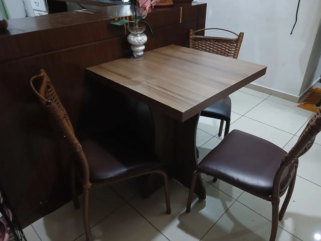 Mesa em MDF 80x80  - Foto 4