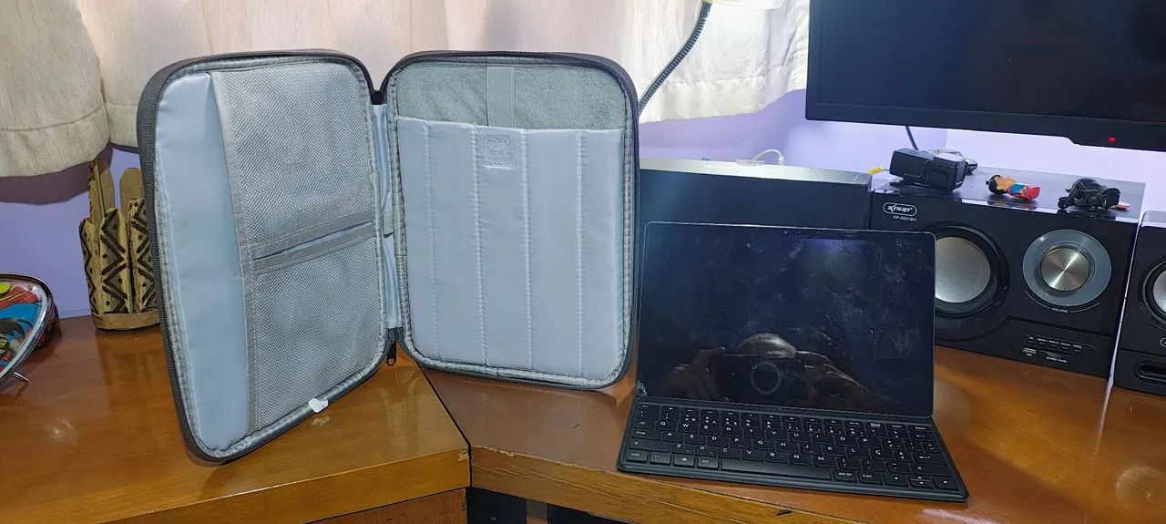 Tablet Sony Vaio com case, mouse bluetooth e recarregável, capinha magnética com teclado - Foto 5