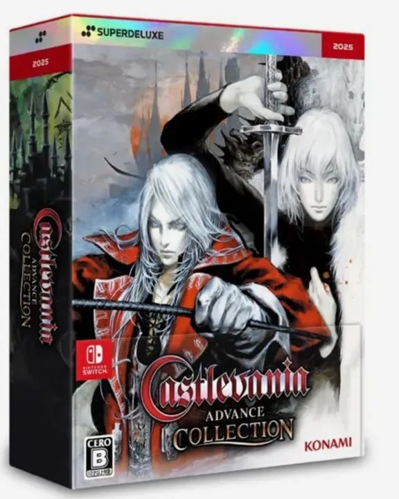 Castlevania Advance Super Deluxe Nintendo Switch - Prata/KONAMI
