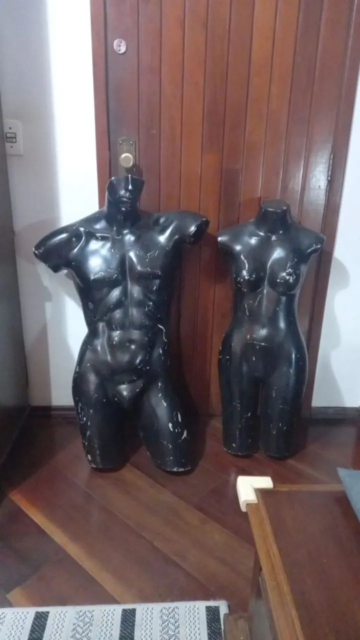 Torra Kit de troncos Manequins Masculino e feminino 