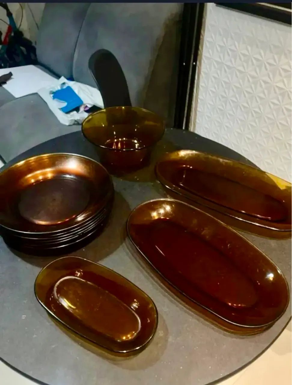 Pratos e travessas DURALEX AMBAR ORIGINAL 