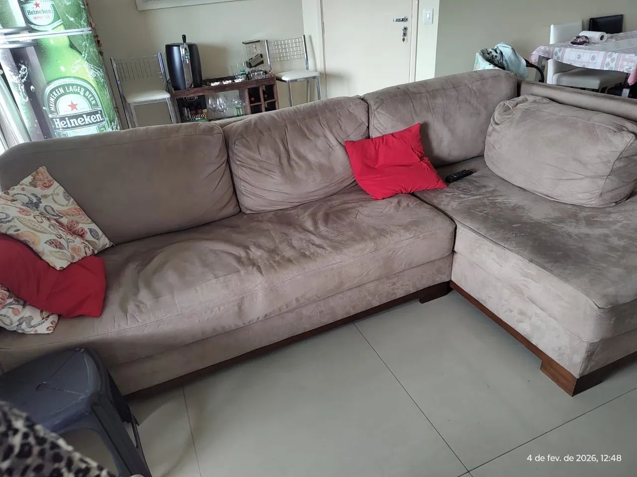 Sofá com chaise  - Foto 2