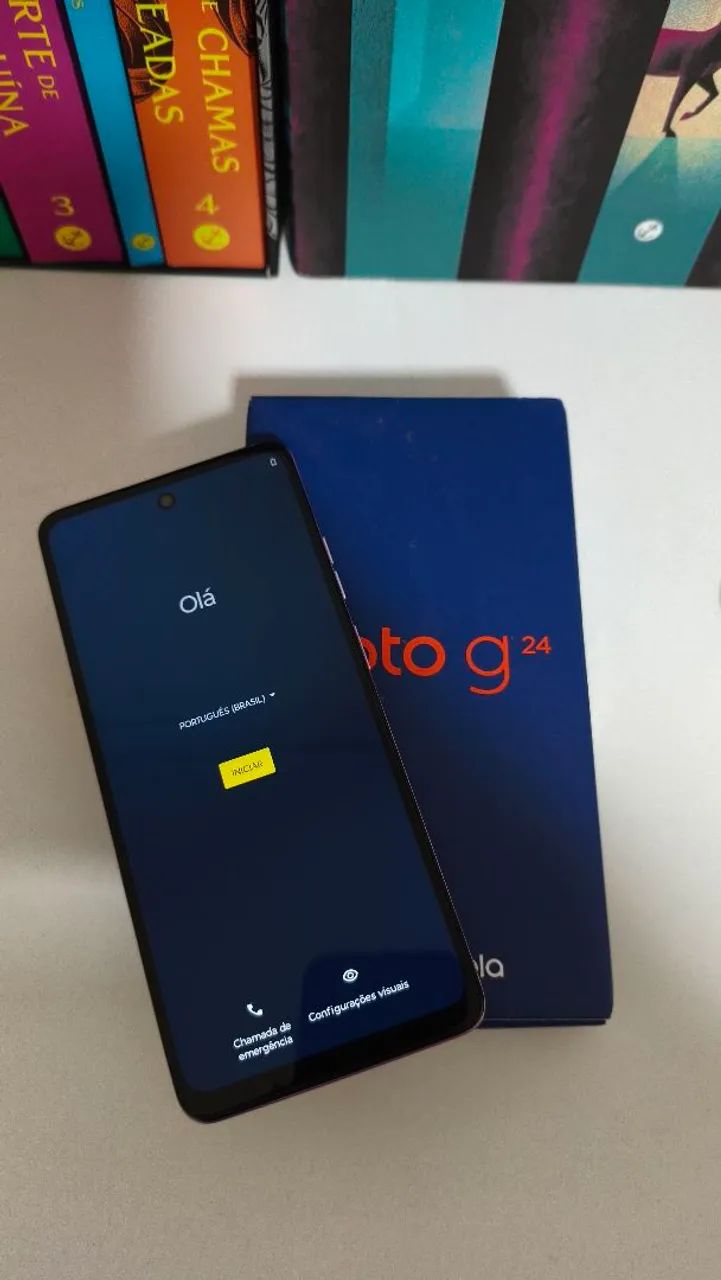 MOTO G24 ROSA 128GB - USADO - Foto 3