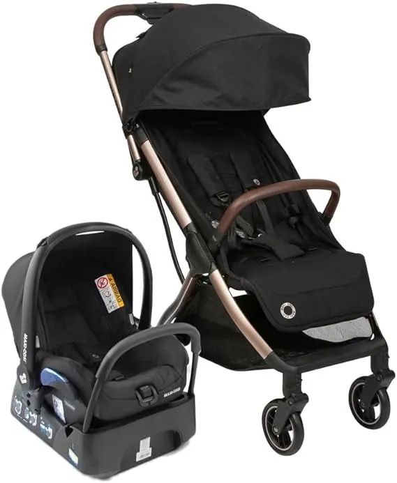 Carrinho de Bebê Eva, Maxi-Cosi + Bebê Conforto Citi com Base