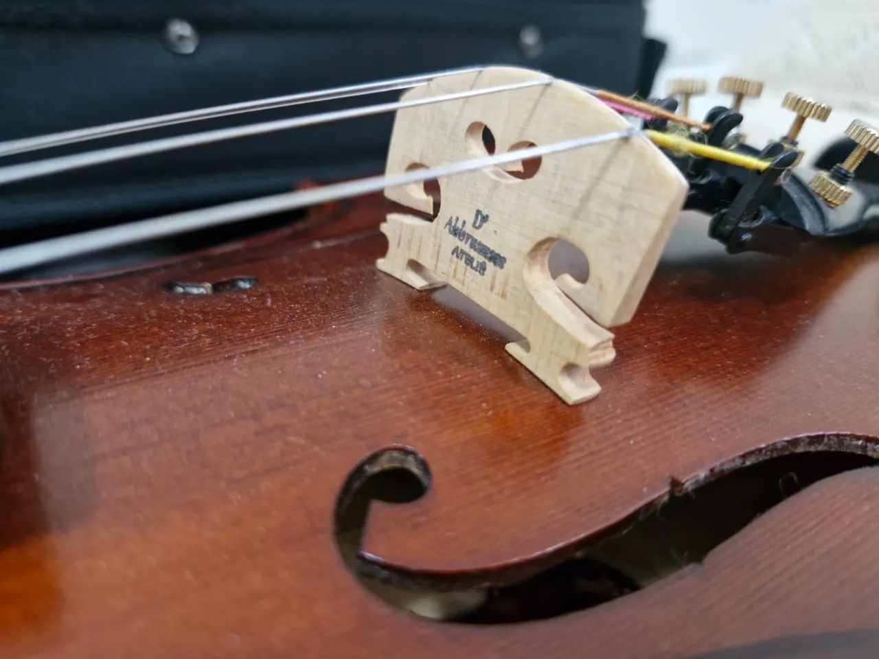 Título   Violino Eagle 4/4 VE 244 - Setup Profissional D'Abbruzzese Luthier