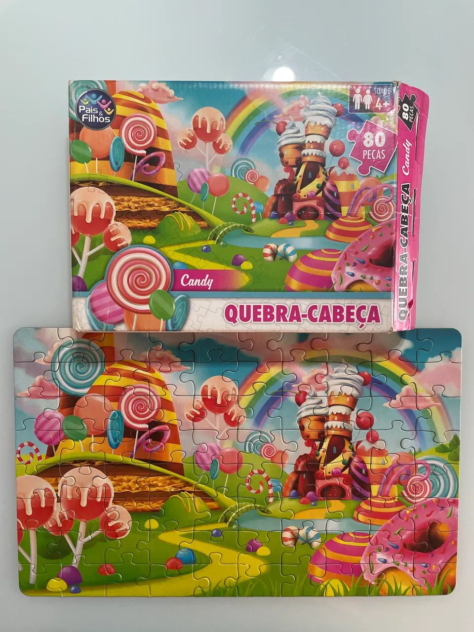 Quebra cabeças Candy 80 peças País e Filhos