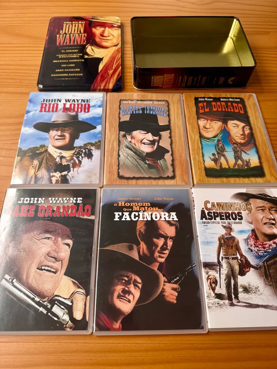 Coleção John Wayne - Box de Metal com 6 DVD?s - Foto 2