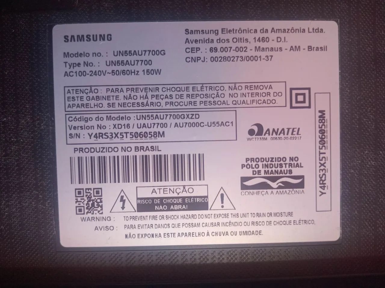 Vende - se televisão Samsung smat com defeito  - Foto 2