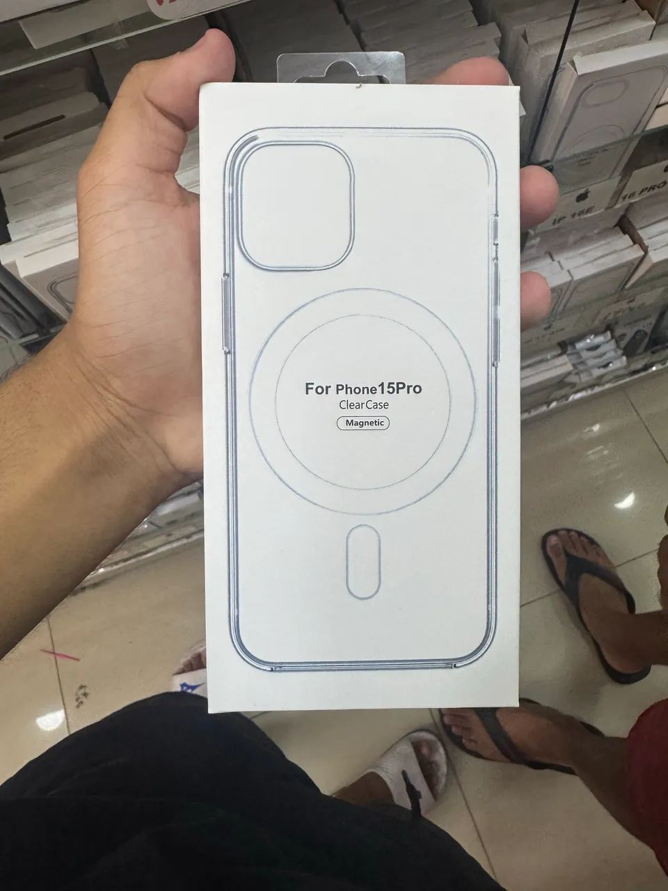Capa transparente com magsafe