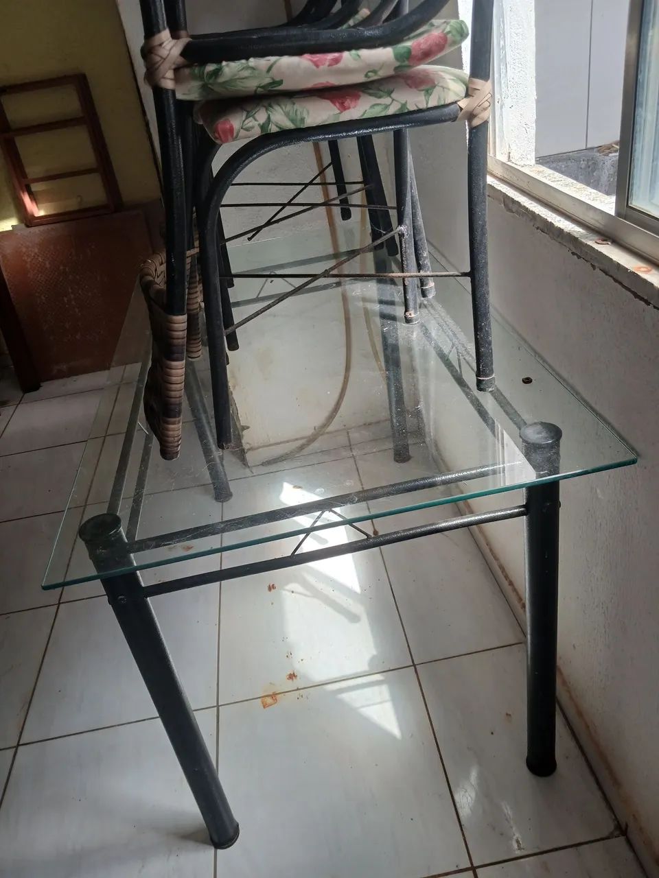 Mesa 6 lugares de vidro - Foto 2