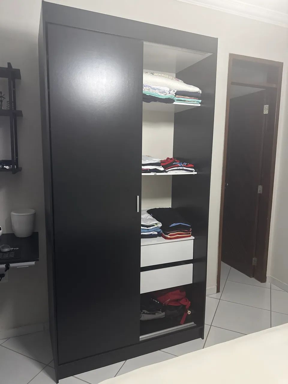Guarda roupa solteiro quarto completo  - Foto 3