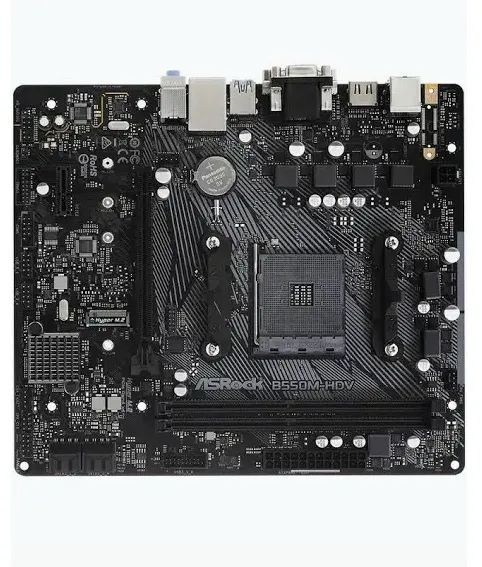 Placa mãe b550m HDV (COM POSSÍVEL DEFEITO) - Foto 2