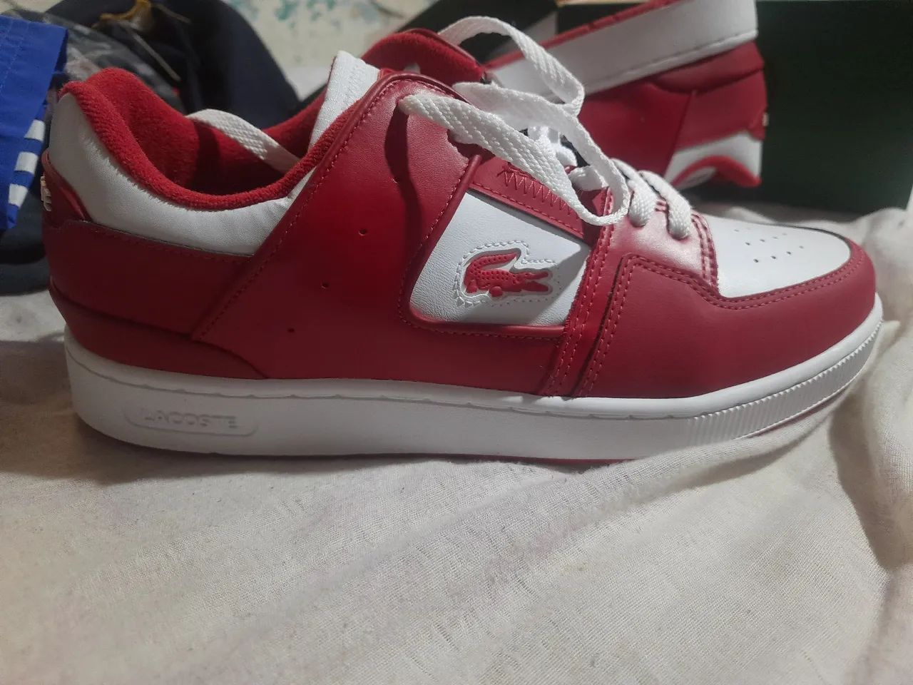 Tênis lacoste  original vermelho 41 - Foto 3