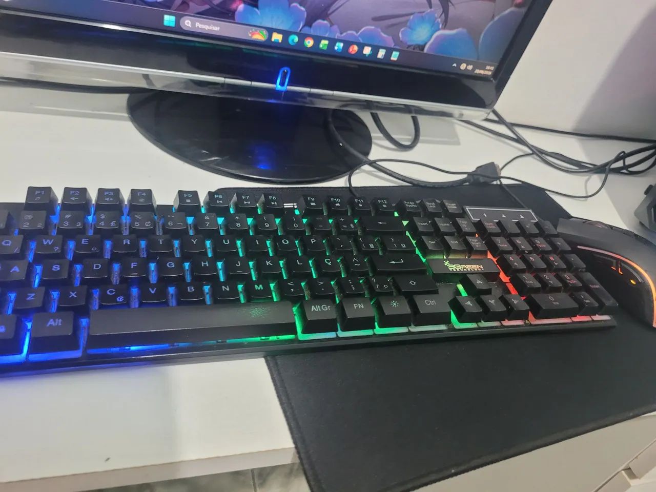 Kit 3green teclado, mouse e mousepad - Foto 2