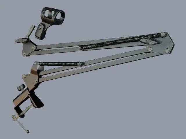 Braço Articulado Para Microfone De Mesa - Perfeito P/ Streamer E Podcast - Foto 2