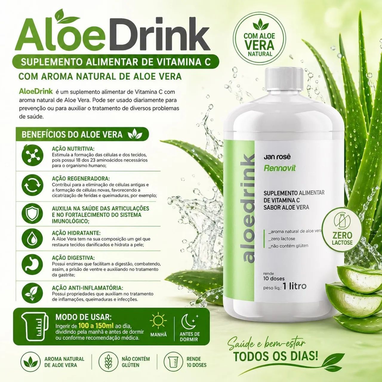 SUCO DE ALOEVERA  - Foto 5