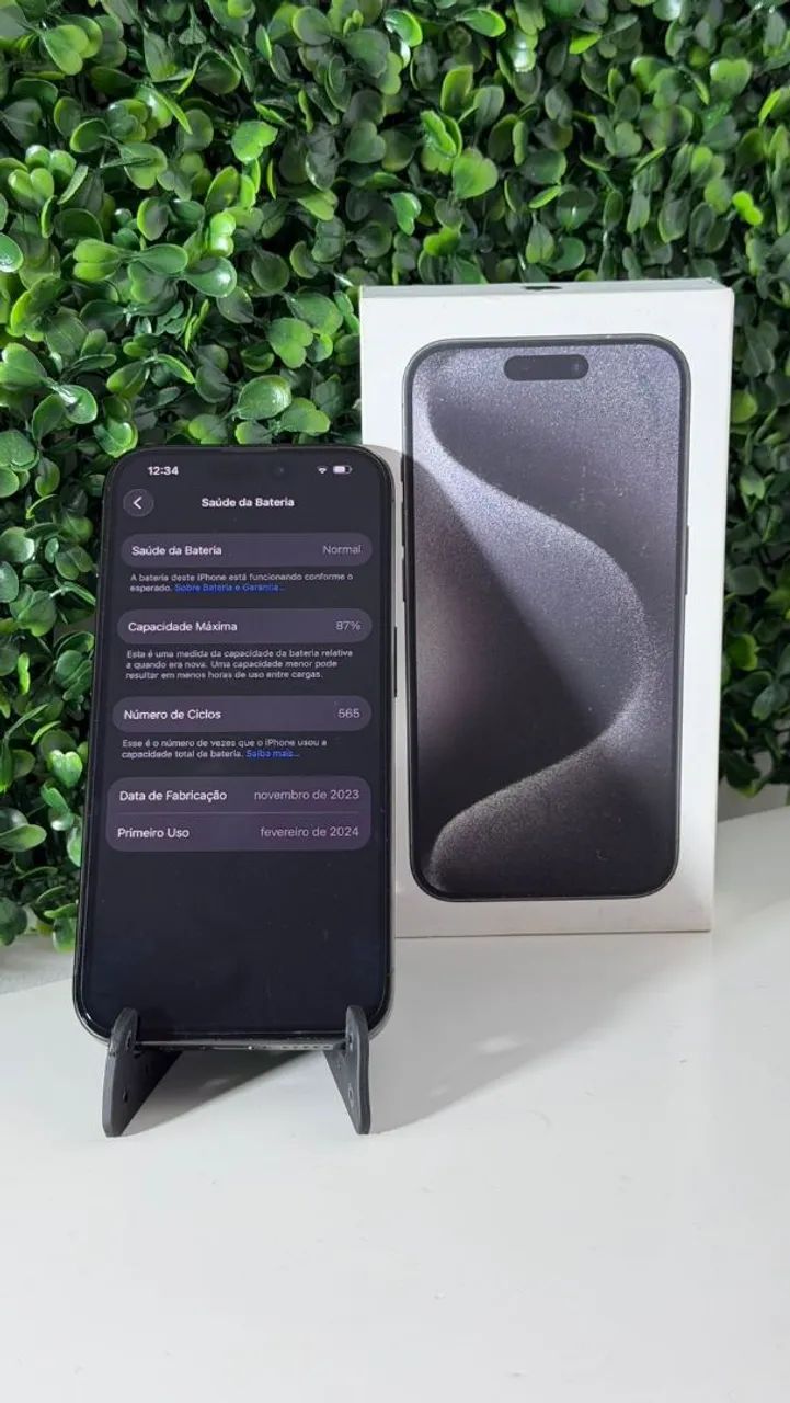 iPhone 15 Pro 128GB Preto - Foto 2