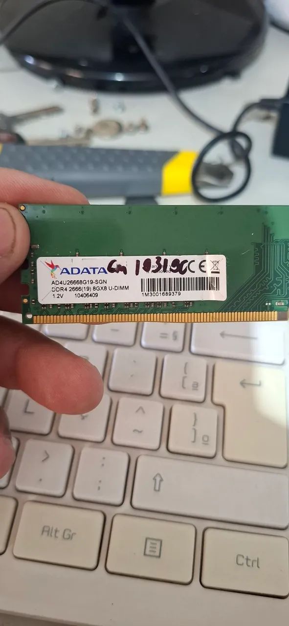 Memória DDR4 de 8g frequência 2666 mhz