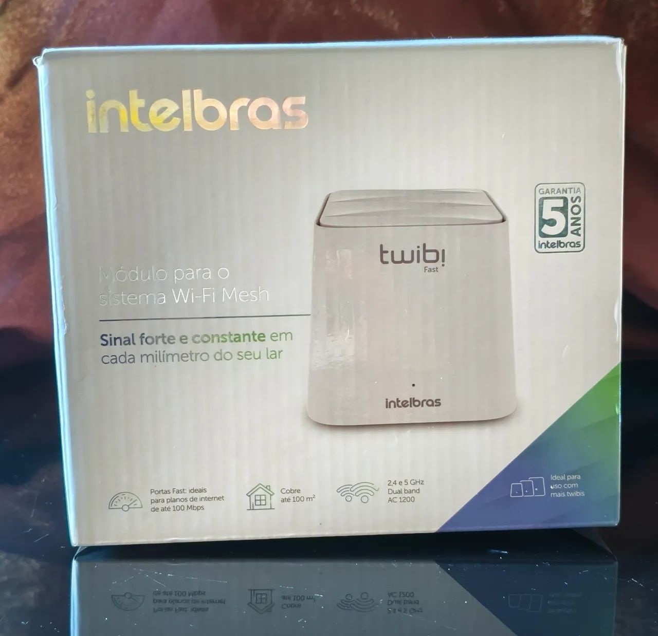 Roteador Intelbras na caixa nunca usado 