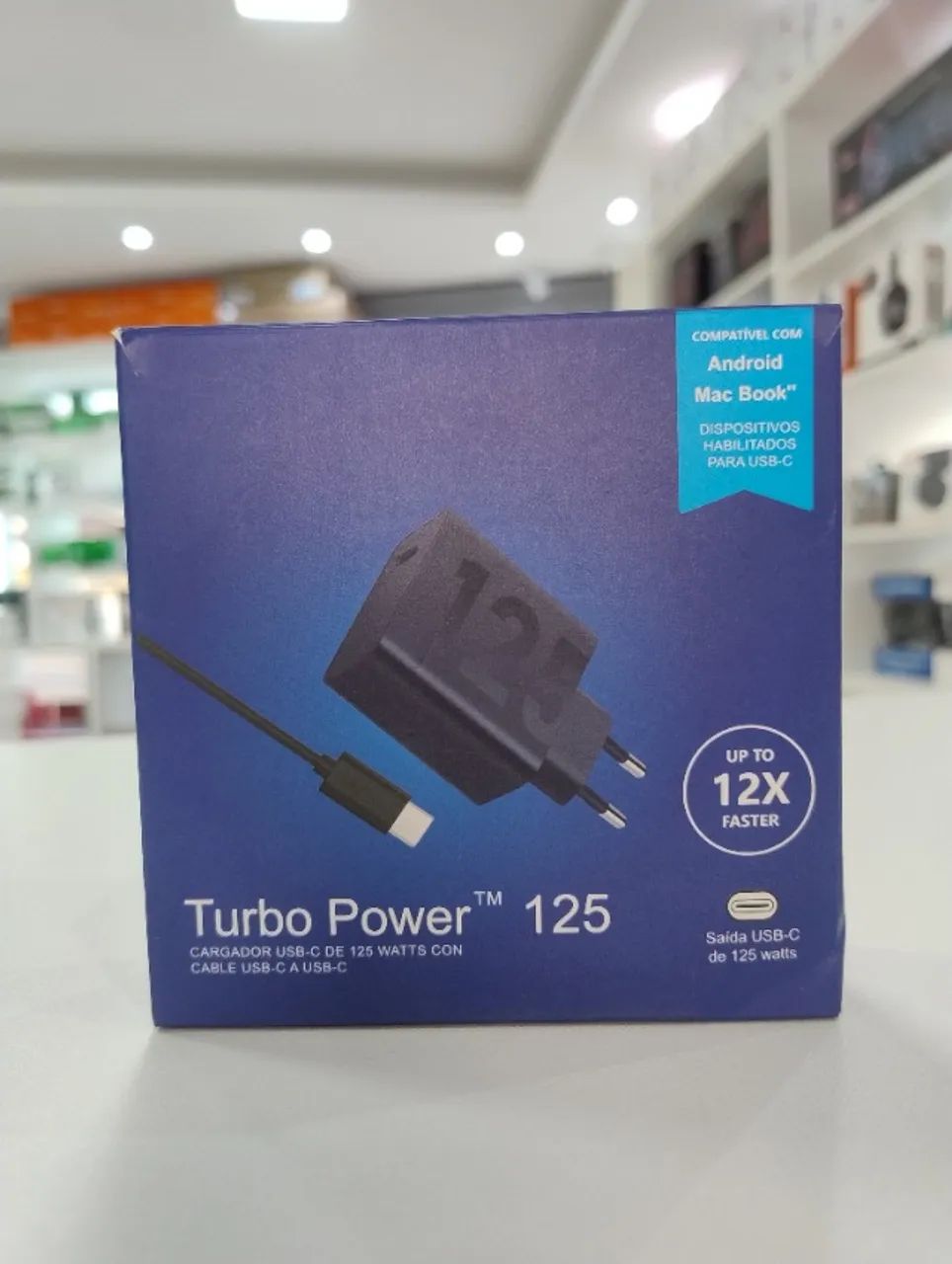 Carregador Turbo 125W USB-C Com Cabo Tipo C - Foto 5
