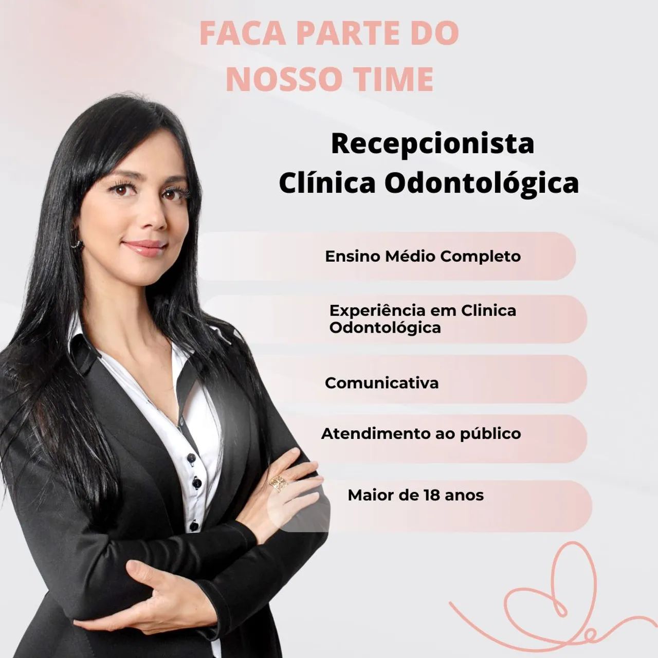 Recepcionista/Auxiliar de Relacionamento com o Cliente 