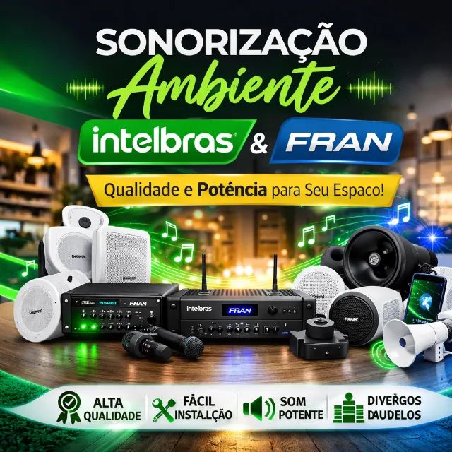 Sonorização de ambientes profissional 
